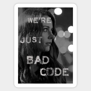 Root "Bad Code" Noir Sticker